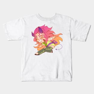 Japanese Demon Girl Kids T-Shirt